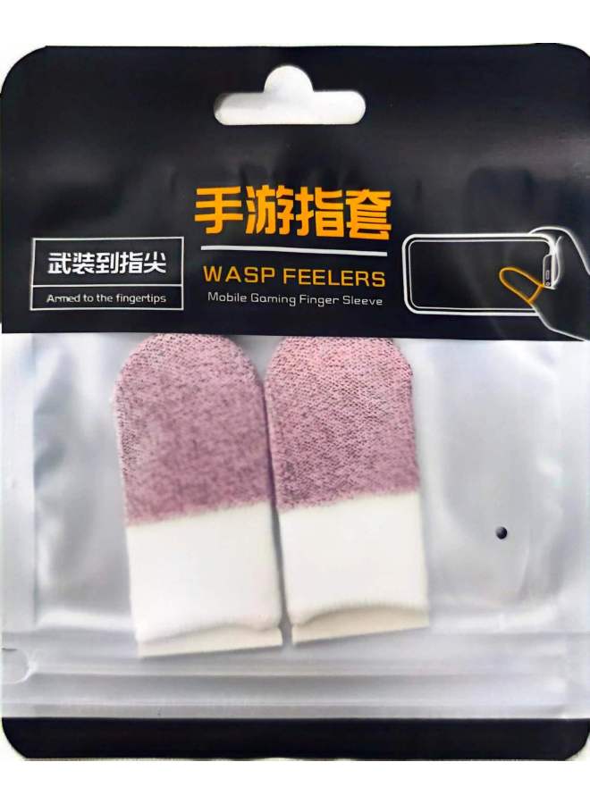 Snow Game Finger Coat E-Sports Fashion Cool Ultra-thin Breathable Double Color Finger Coat Chicken Finger Coat Artifact-Product Color:Silver Powder White Double Spell - Image 1