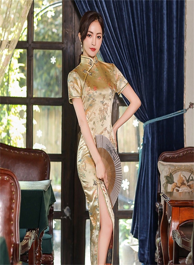 Loquat Short Sleeved And Long tyle Gold  - Image 1