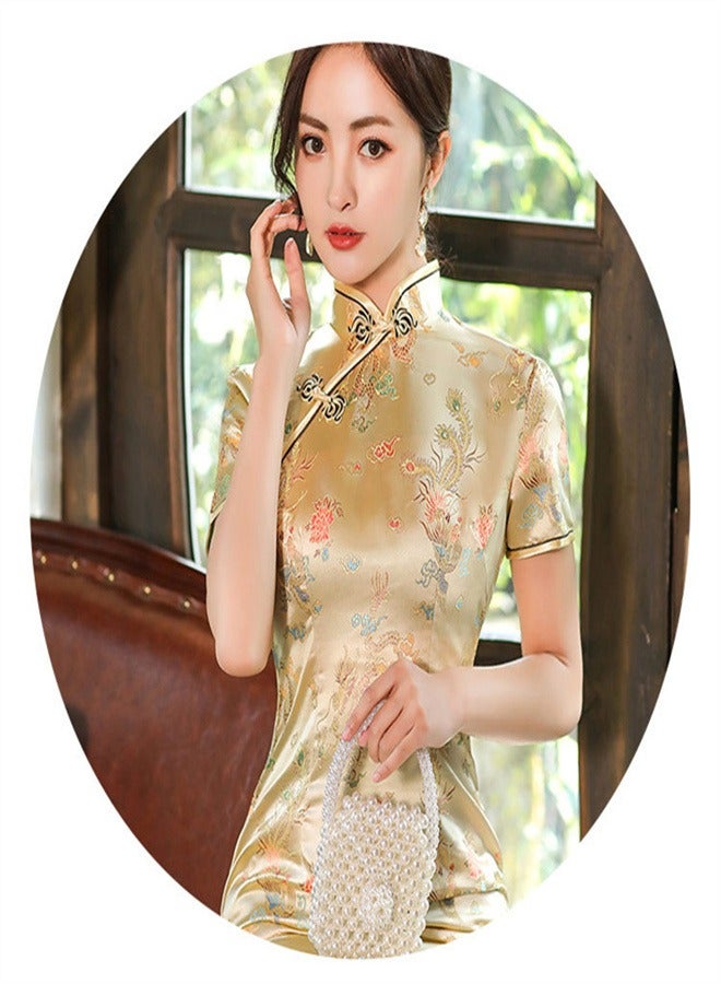 Loquat Short Sleeved And Long tyle Gold  - Image 4