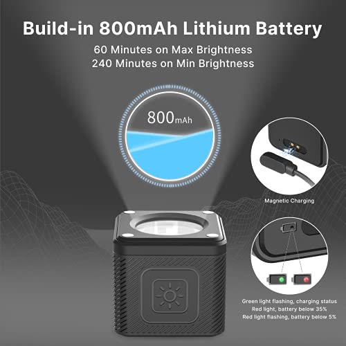 ULANZI LED فيديو لايت مقاوم للماء IP68 مجموعة إضاءة كاميرا مع مكعب صغير مع 8 فلاتر جيل ملونة، إضاءة تصوير قابلة للتعتيم محمولة 5500K CRI95+ لكاميرا DSLR سوني كانون نيكون كاميرا أكشن - Image 3