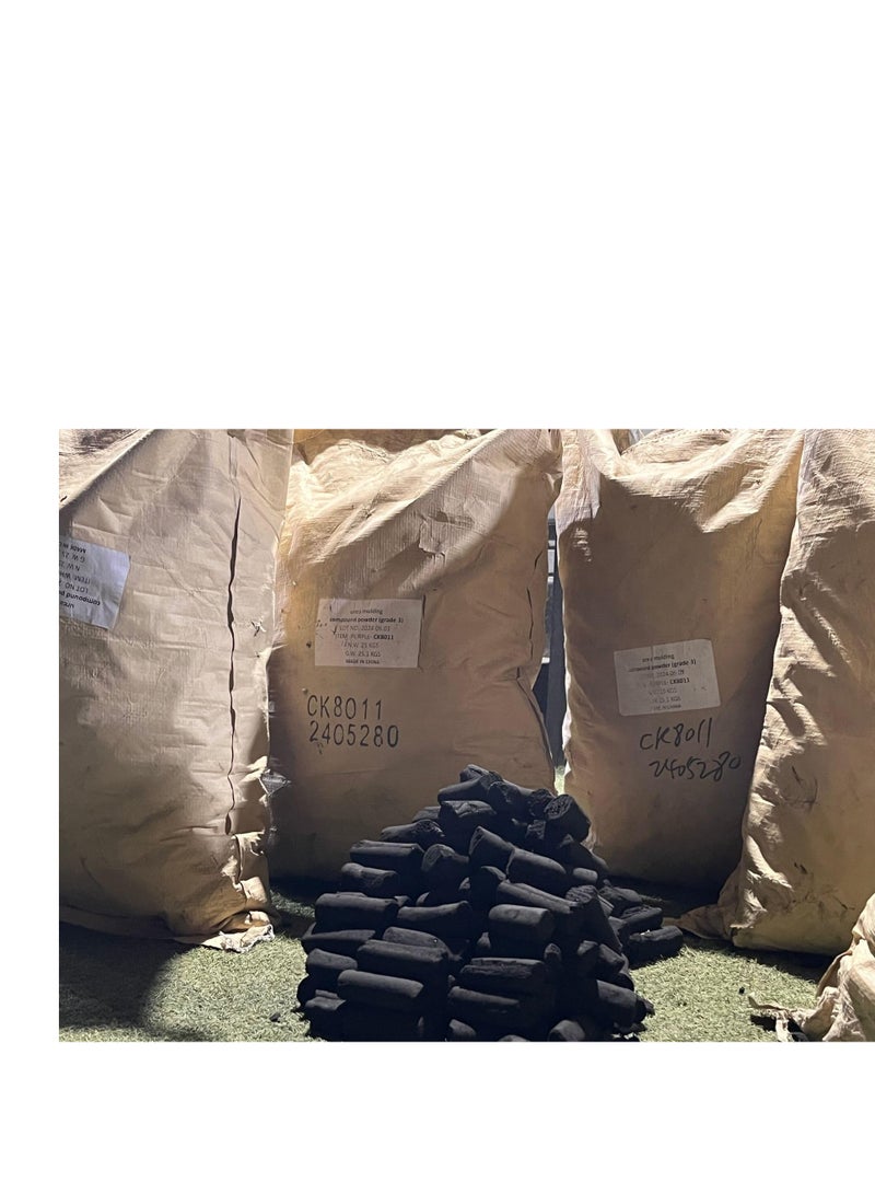 فرحان استيل فحم فارحان ستيل عالي الجودة – فحم طبيعي مضغوط للشواء والتدفئة – متوفر بأوزان متعددة (20 كجم) - Image 4