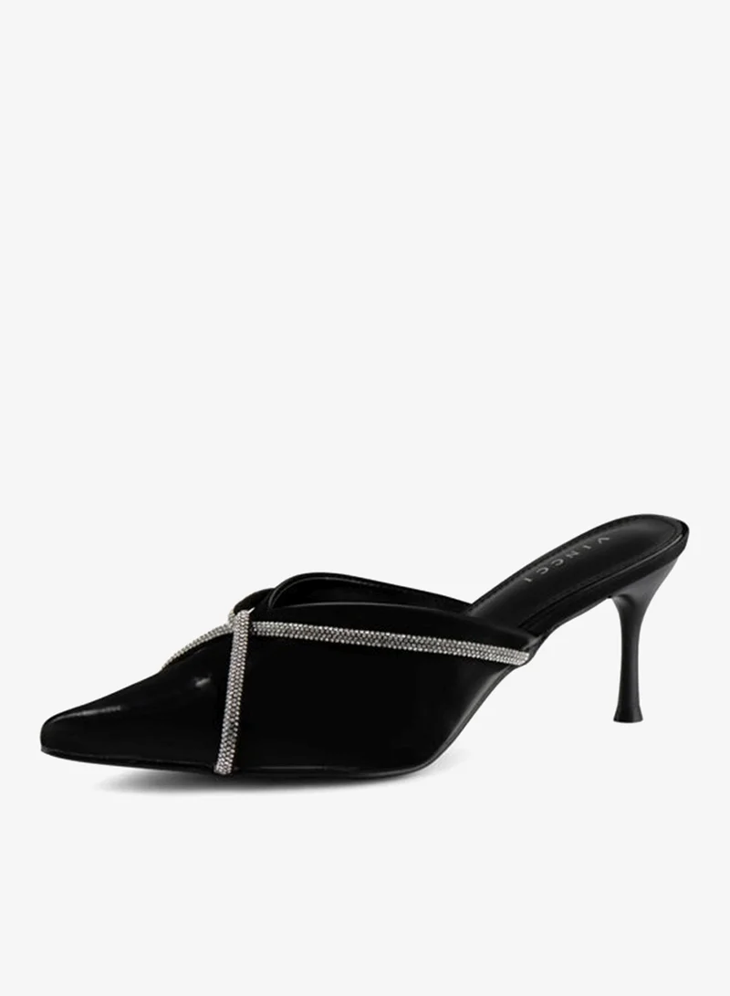 Vincci Women Pointed Toe Mid Heel Pumps