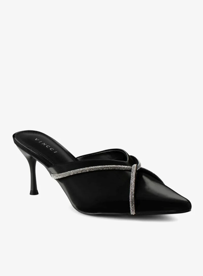 Vincci Women Pointed Toe Mid Heel Pumps