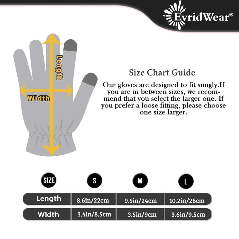 Evridwear قفازات تجميل مرطبة تعمل باللمس من إيفريد وير 100% قطن مع كفة مرنة، قفازات علاج تجميل طبيعية للإكزيما والعناية باليدين الجافتين أثناء النوم (أسود، صغير) 2 زوج - Image 4