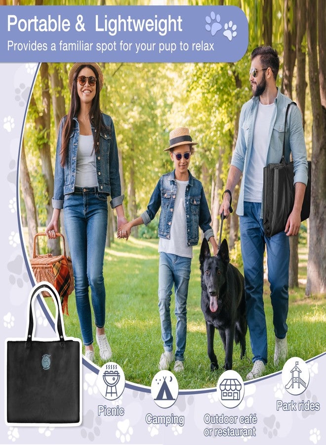 Kritter Planet Waterproof Foldable Dog Bed Pad for Camping & Travel, Portable Roll-Up Dog Bed Car Seat Pet Cushion Mat with Handles for Small & Medium Dogs, Indoor & Outdoor Use - Image 3