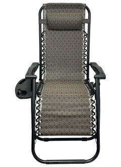 RENOVO 2 Piece Patio Chaise Lounges Chair gravity chair with adjustable backrest and footrest Sunlounger for Poolside Backyard and Beach  - Image 4