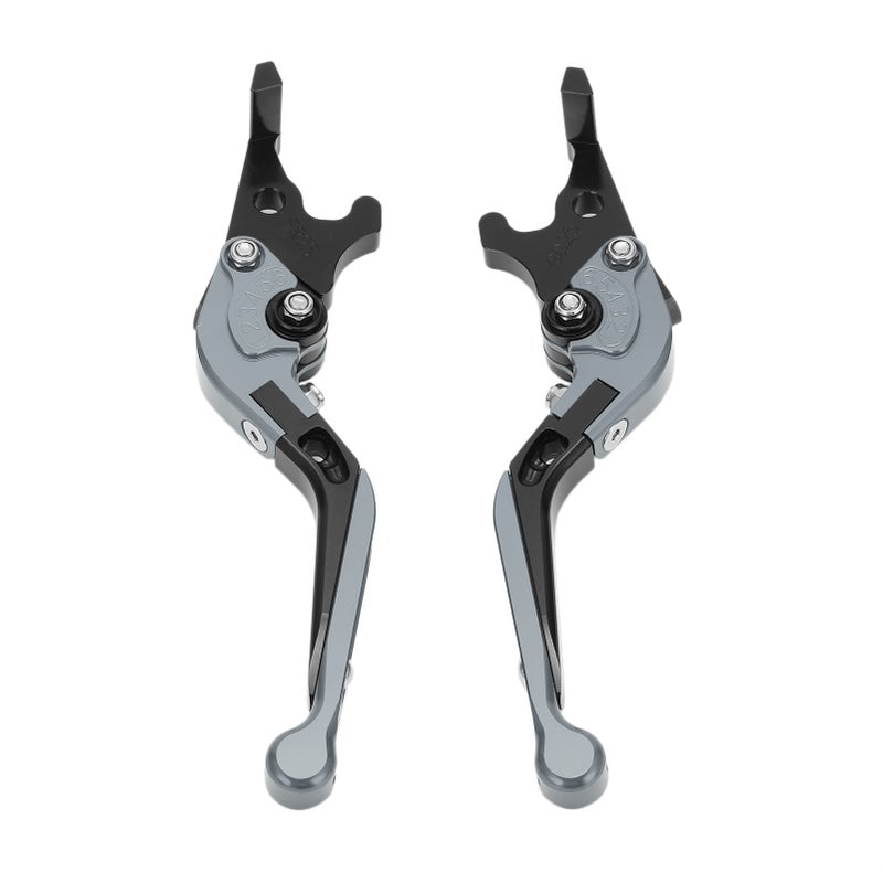 Pair Motorcycle Brake Clutch Levers Extendable Replacement for YAMAHA XMAX 250 XMAX300 XMAX400Gray - Image 4