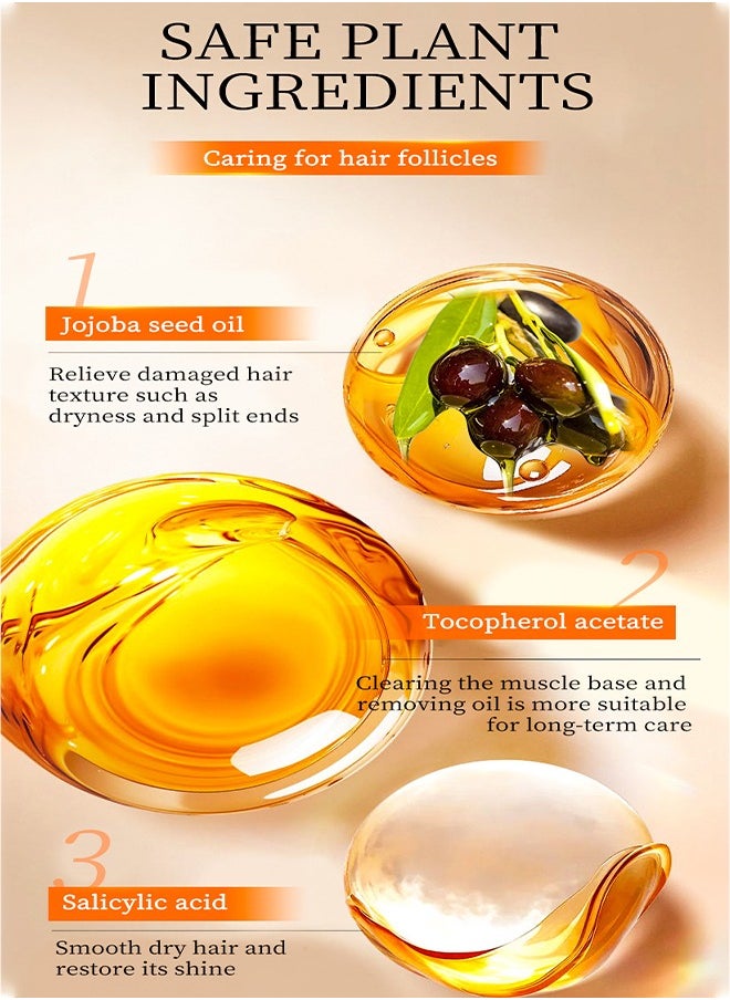 MOIKA - Beard Growth Oil: Natural beard growth oil can moisturize hair follicles and pores, stimulate the growth and thickening of beards, and restore the softness and luster of beards. This makes the beard styling simpler and more refined. - Image 1