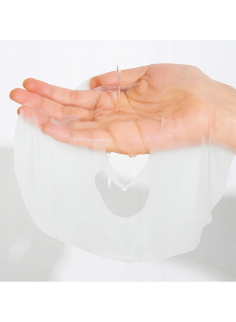 لايكو قناع مرطب من اليابان بزهرة الساكورا، تجديد البشرة، ترطيب عميق، ملمس منعش، قناع غني بالألياف للوجه - 25 جرام*3 قطع - Image 3