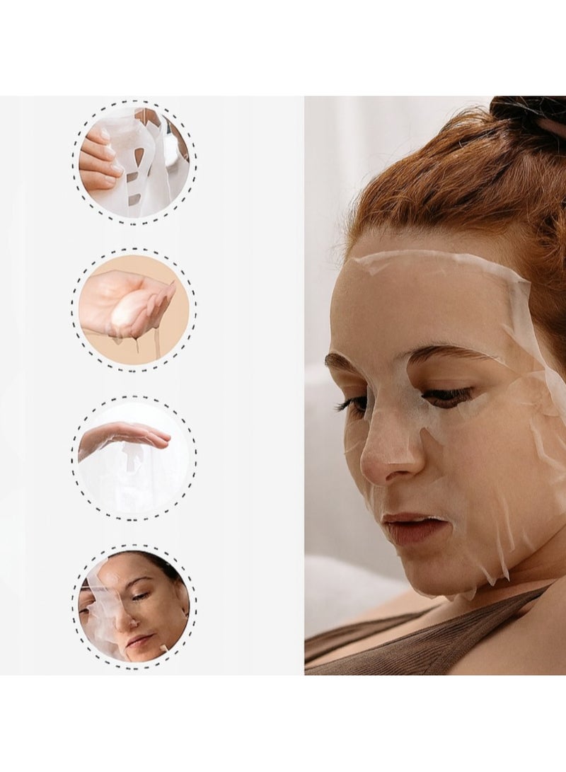 لايكو قناع مرطب من اليابان بزهرة الساكورا، تجديد البشرة، ترطيب عميق، ملمس منعش، قناع غني بالألياف للوجه - 25 جرام*3 قطع - Image 4