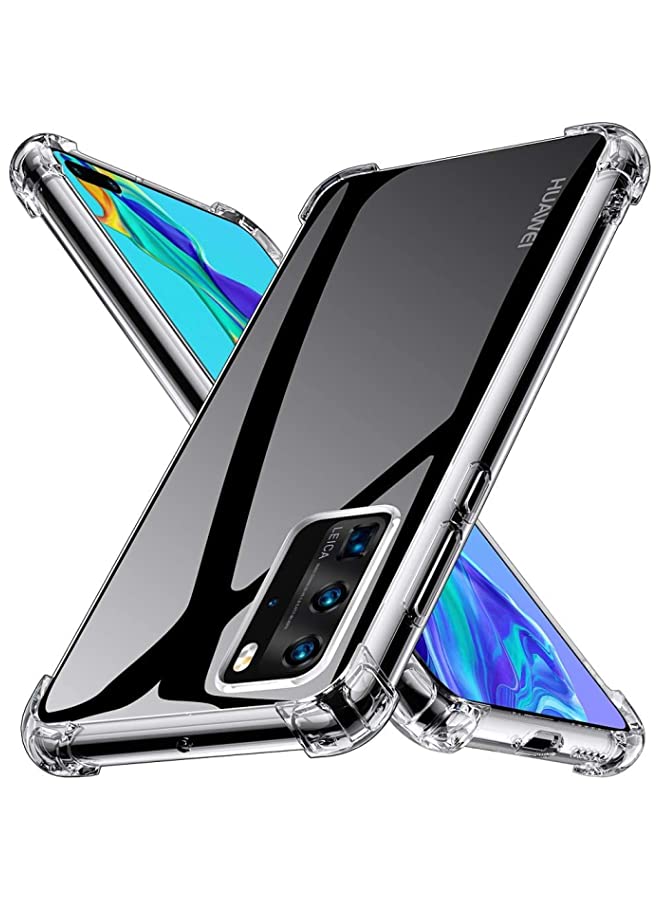 vesus Case for Huawei P40 Pro Case Cover Back Air Cushion Soft Silicone Shockproof Anti-Scratch Protective Bumper Shell Corner Huawei P40 Pro