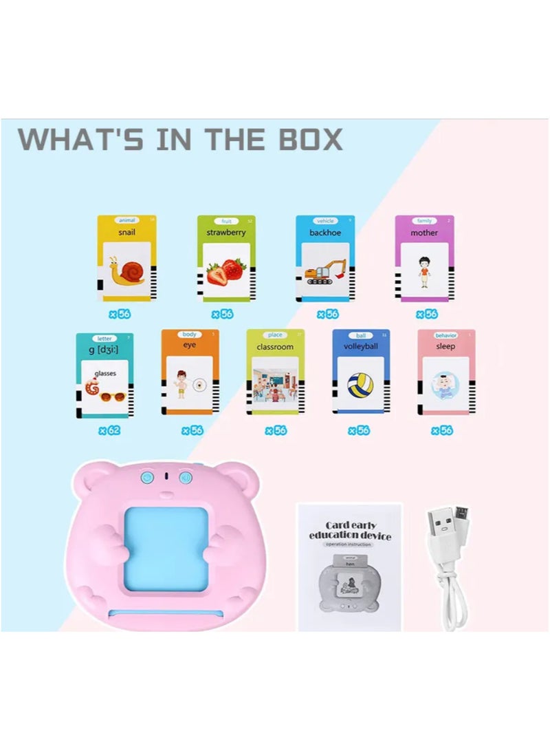 Arabic and English speaking flash cards, children's game 1 2 3 4 5 6 years old, educational toys, Montessori educational game 112 sheets 224 words, gift for the child's birthday... - Image 4