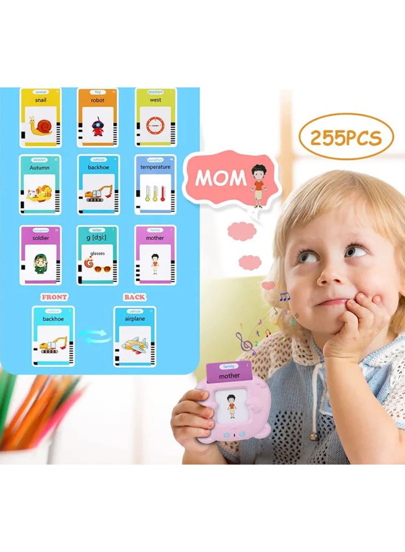 Arabic and English speaking flash cards, children's game 1 2 3 4 5 6 years old, educational toys, Montessori educational game 112 sheets 224 words, gift for the child's birthday... - Image 3