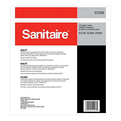 Sanitaire - EUK63256A10 LS Premium Paper Bag (Pack of 5), Fits Models SC5713, SC5815, SP5816 Series Upright Vacuums, 63256A - Image 2