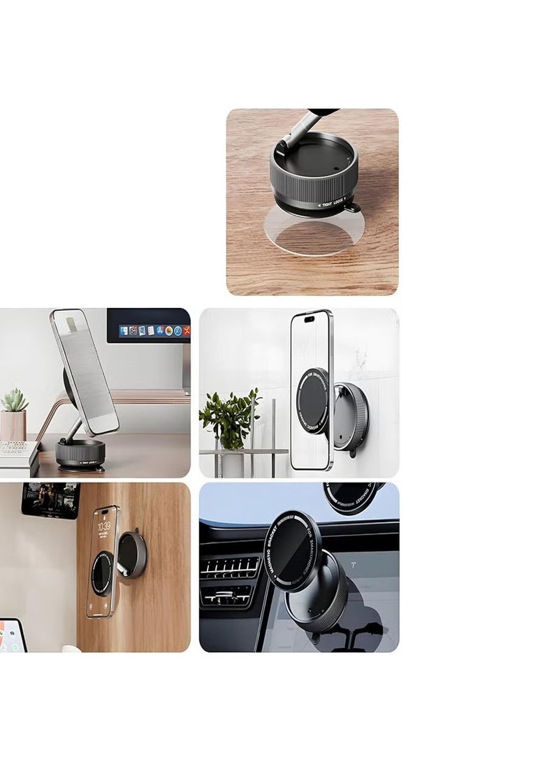 x68 360° Magnetic Car Phone Mount with Strong Suction Cup & Adjustable Rotation - Image 4