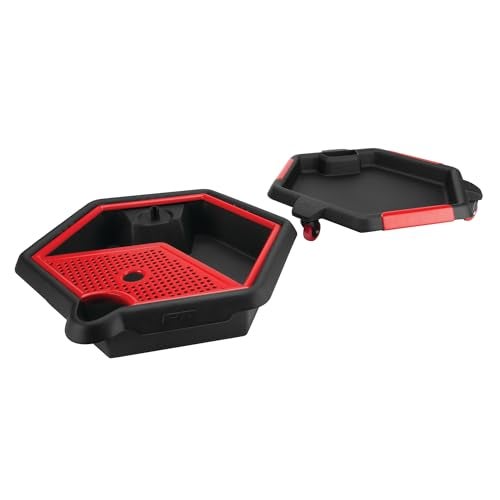 Performance Tool W4074 2 in 1 Drain Pan and Tool Caddy - Conveniently Collects Oil and Organizes Tools for Automotive Repairs - Image 5