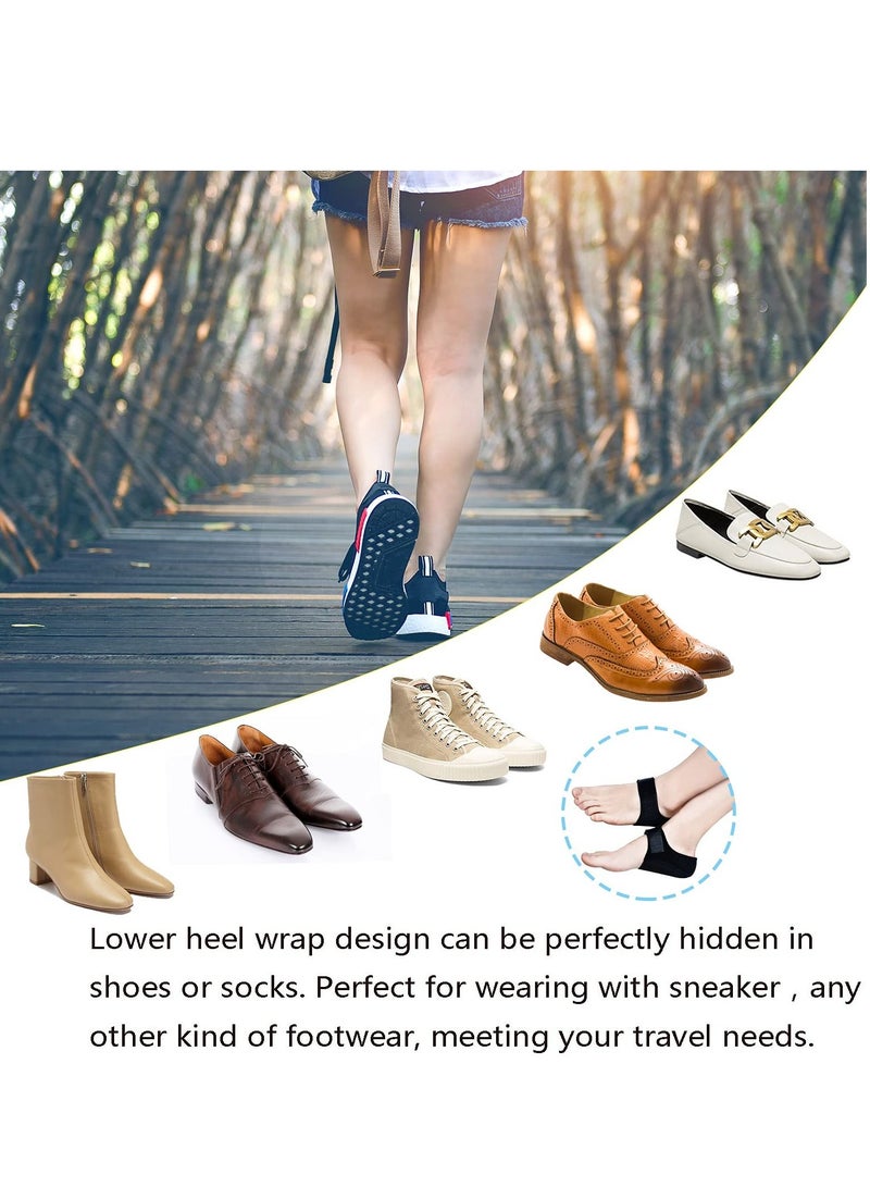 KASTWAVE Heel Protectors, Gel Cups, Cushion Support for Plantar Fasciitis, Pain, Pads Great Aching Feet,Tendinitis, Bone spur, Cracked Repair, Men & Women - Image 5