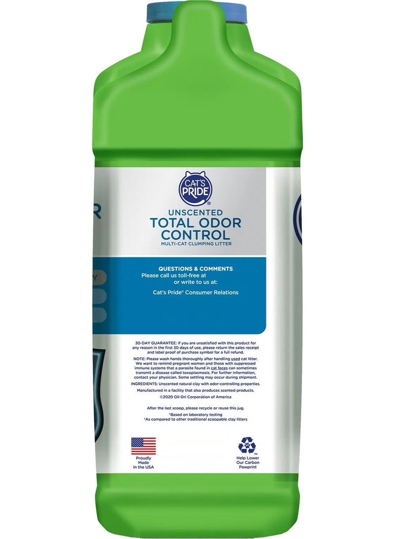 Cat`s Pride Unscented Total Odor Control Clumping Cat Litter 6.8 Kg - Image 2