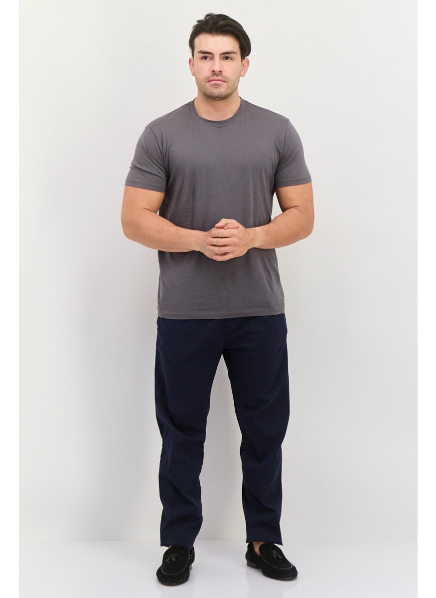 Men Carrot Stretch Plain Chino Pants, Navy - pzsku/Z799EBF885C8210E39039Z/45/_/1737641365/57c29d12-7812-4e2f-aba9-9c11b8507e64