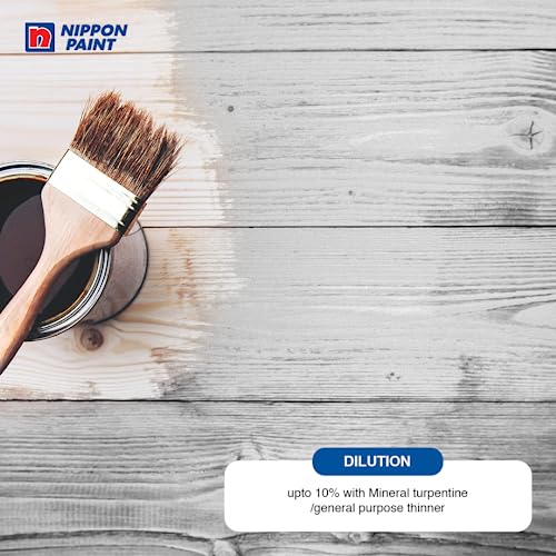 Nippon Paint Synthetic Bodelac Enamel (M) (1 L, Brill White, Pack Of 1) - Image 3