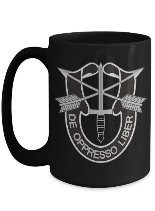 Artist Unknown US Special Forces Coffee Mug - De Oppresso Liber - Image 1