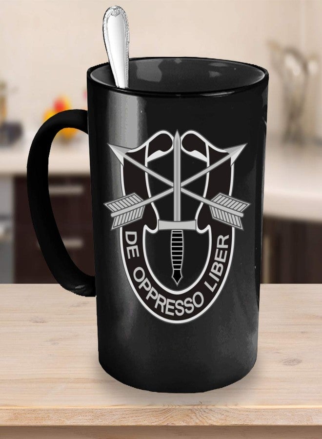 Artist Unknown US Special Forces Coffee Mug - De Oppresso Liber - Image 3