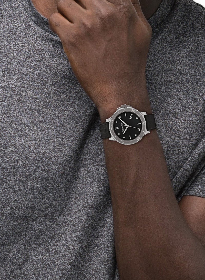 CALVIN KLEIN Sport 3Hd Men's Silicone Watch - 25200207 - Image 4