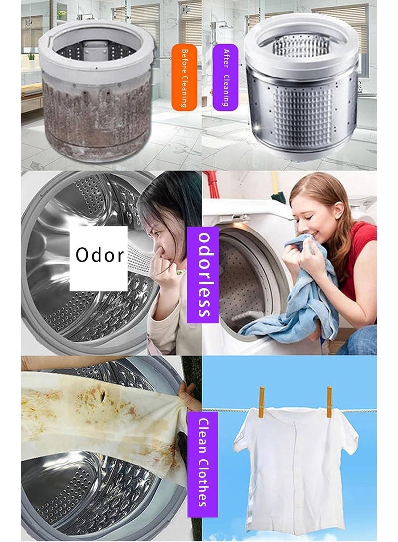 Generic valueable 1 Effervescent washing machine cleaning tablets, 12 pieces, for cleaning the drum and removing limescale, deposits, and odors | Sanitizer and disinfectant for automatic and semi-automatic washing machines | Washing machine cleaning tablets (2 packs of 24 tablets) - Image 2