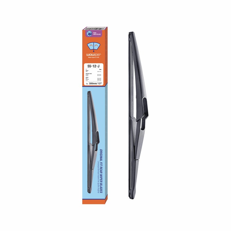 WOWIPER OEM 12 Inch Rear Wiper Blade Replacement for Rogue 20212008 Juke 1711 Kicks 2013 Pathfinder 2013 Qashqai 2117 Benz M GLE 1906 GL GLS 2107 AllSeasons Windshield Wiper Blade12J
