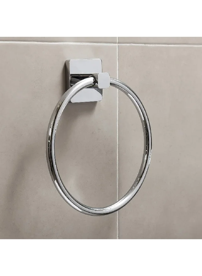 TATAY Kalo Adhesive System Durable Towel Ring Chrome 5 x 150 x 5 cm 6320400