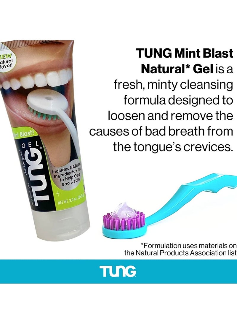 تونج تونغ جل - معجون تنظيف اللسان الطبيعي بنكهة النعناع - Image 4
