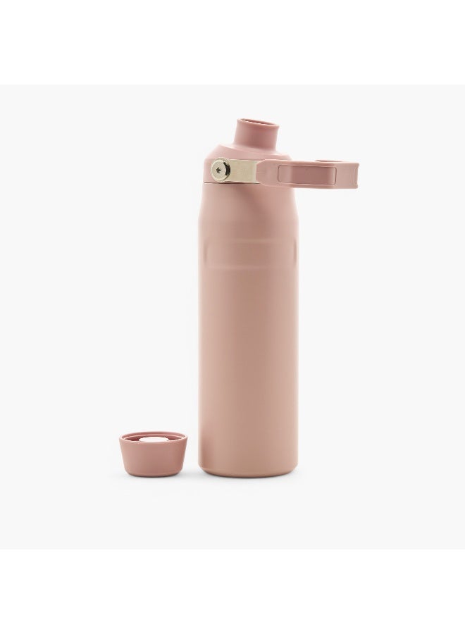 LIFESTYLE Pink Stainless Steel Vacuum Bottle with Handle - 750 ml - Image 2