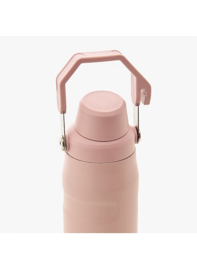 LIFESTYLE Pink Stainless Steel Vacuum Bottle with Handle - 750 ml - Image 4
