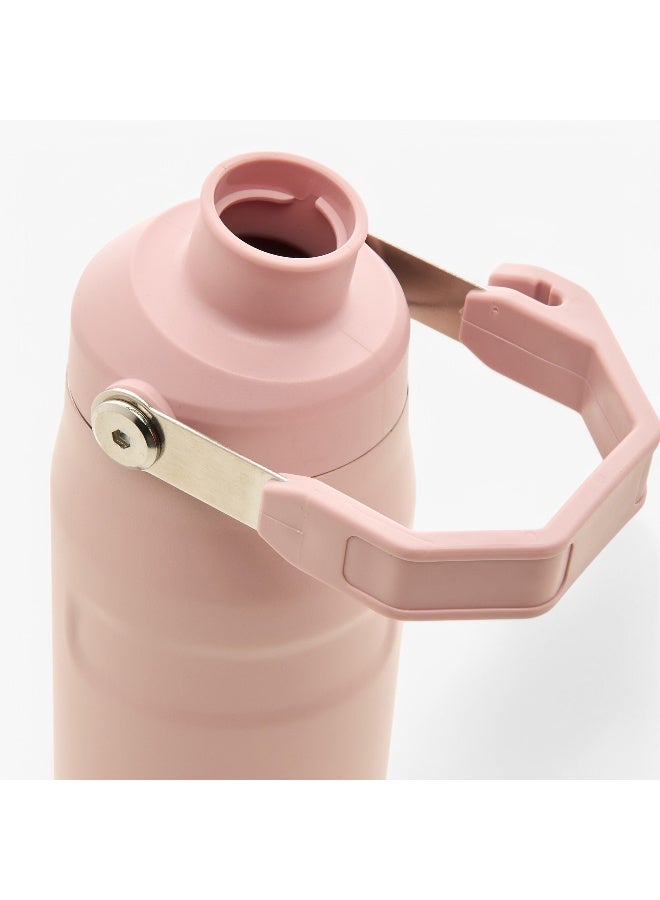 LIFESTYLE Pink Stainless Steel Vacuum Bottle with Handle - 750 ml - Image 5