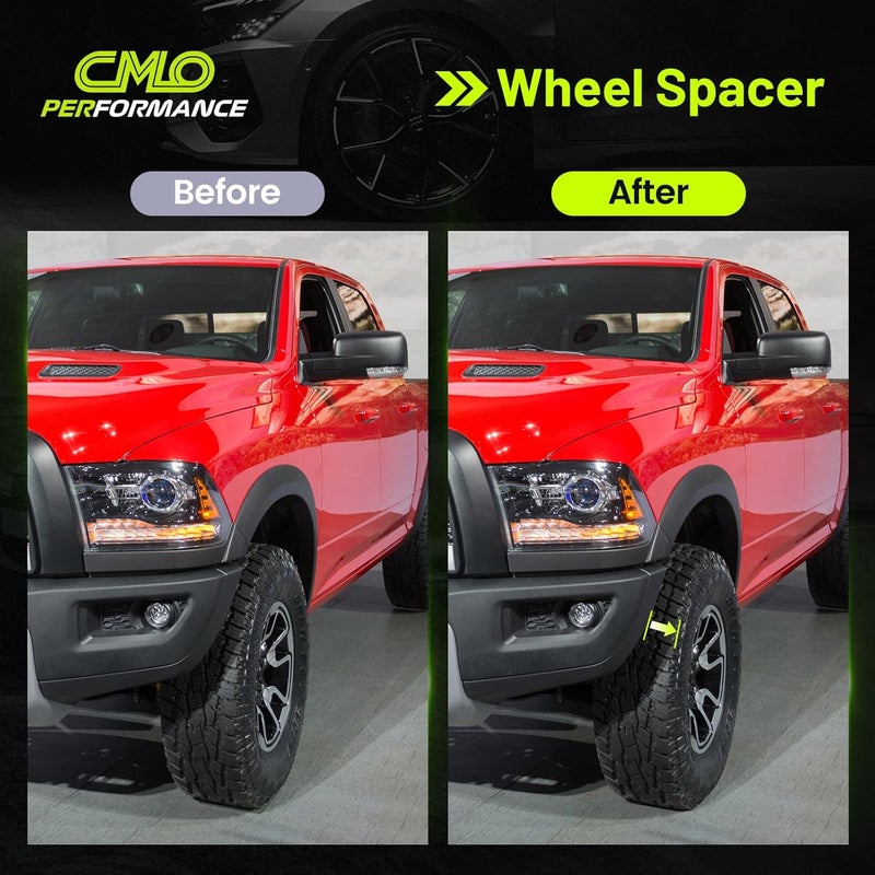 Customadeonly 2pcs 1.75" Hubcentric Wheel Spacers 5x5.5 (5x139.7) 14x1.5 for Ram 1500 2012-2022 - Image 5