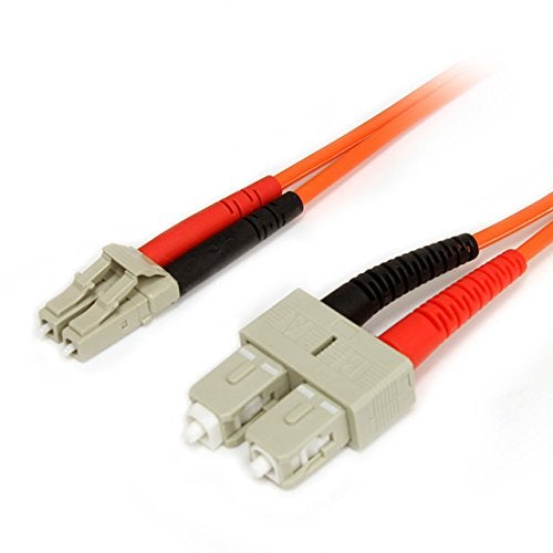 StarTech.com 3m Fiber Optic Cable - Multimode Duplex 62.5/125 LSZH Fiber Jumper Cord - LC/SC - Image 1