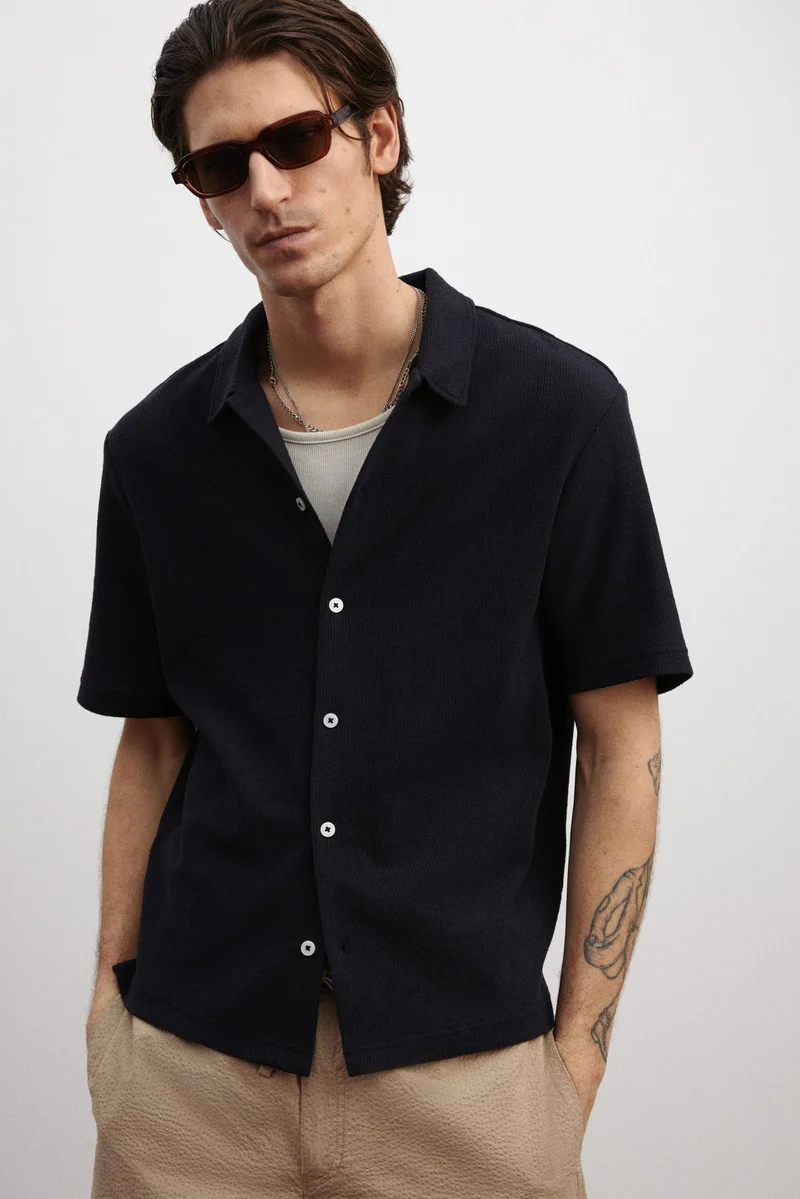 H&M Regular Fit Short-sleeved jersey shirt