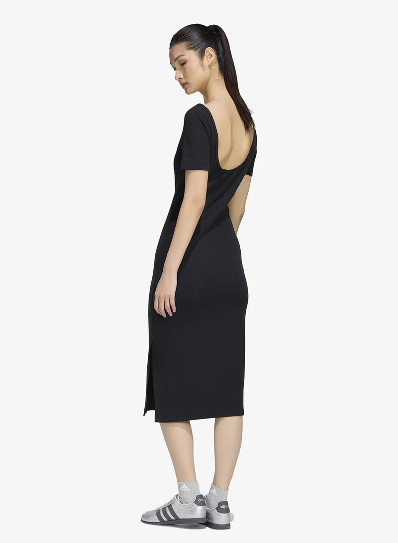 اديداس Small Logo Ribbed Dress