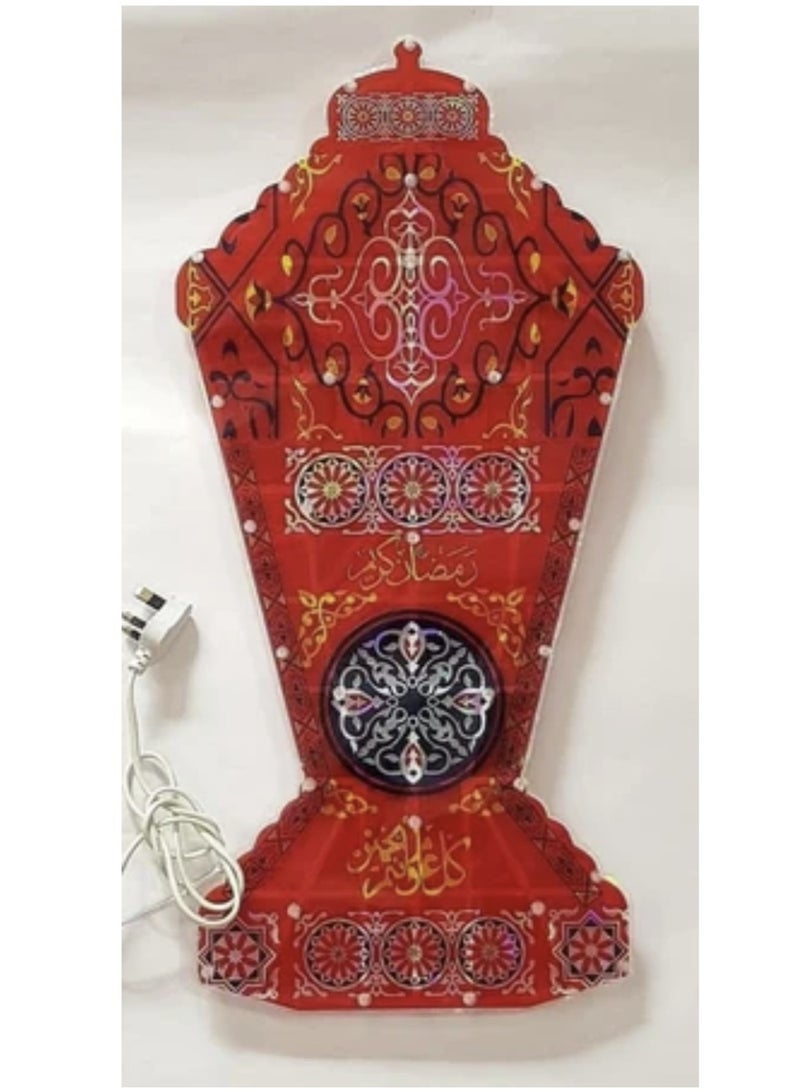 Led Ramadan Decorative lantern With Moving Lights 37cm - Image 2