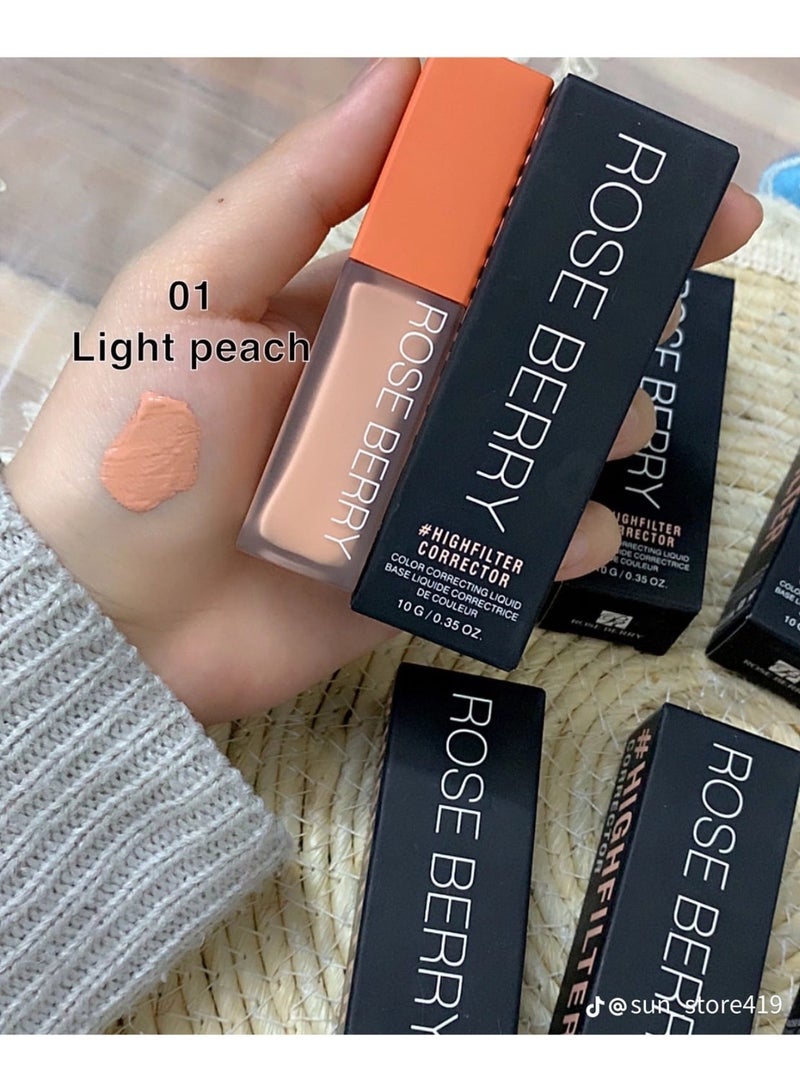 ROSE BERRY HighFilter Concealer Corrector - 01 Light Peach - Image 2