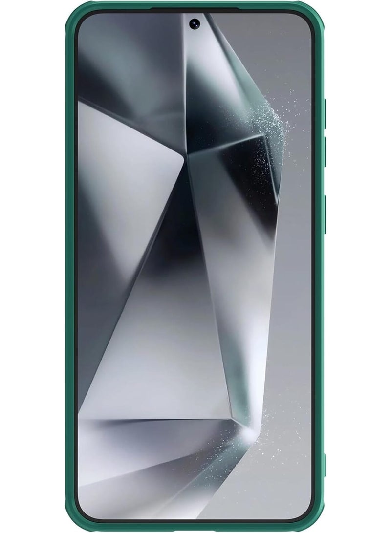 Nillkin CamShield Pro Case for Samsung Galaxy S25 | Slide Camera Cover & Shockproof Protection - Deep Green - Image 4