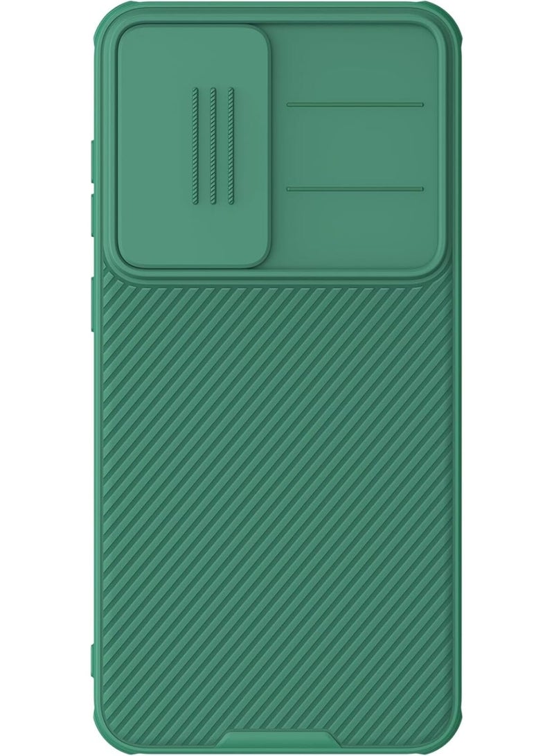 Nillkin CamShield Pro Case for Samsung Galaxy S25 | Slide Camera Cover & Shockproof Protection - Deep Green - Image 1