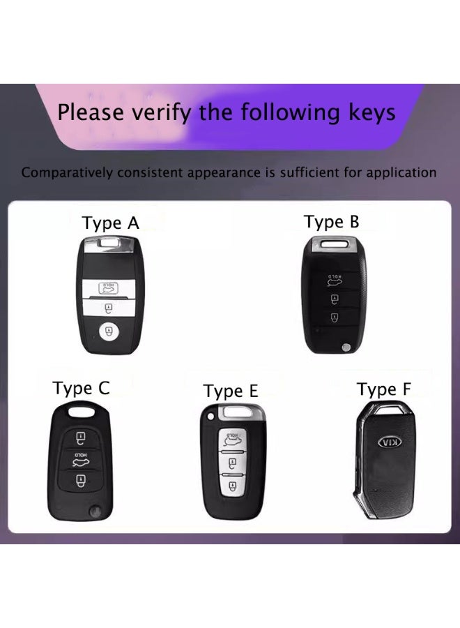 KIA High end car key protection case suitable for Kia K3 key set, K5/K2/kx3/K4/kx5, Smart Run, Yi Run, Furuidi Lion Platinum, Expanding the World, Car Key Shell case - Image 2