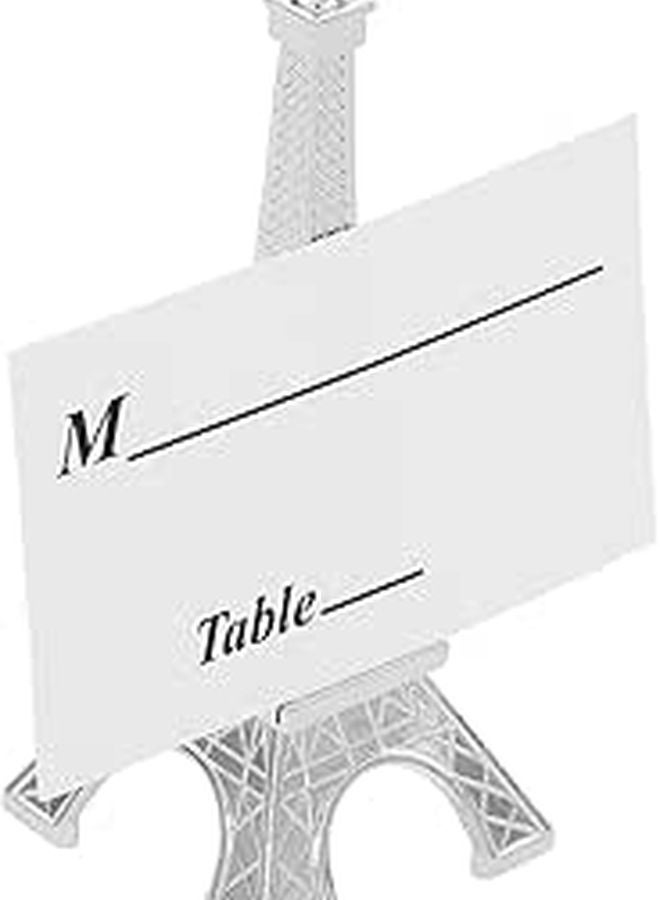 Decorative Tower Business Card Holder And Memo Clip For Desk Organizer - Image 1
