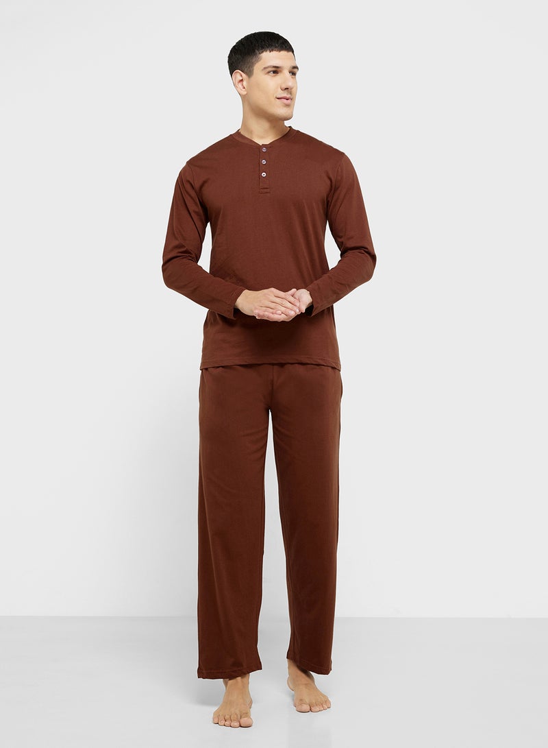 Robert Wood Nightwear T-Shirt & Pants Sets  - Image 1