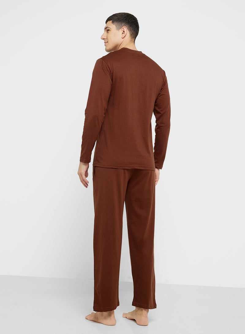 Robert Wood Nightwear T-Shirt & Pants Sets  - Image 2
