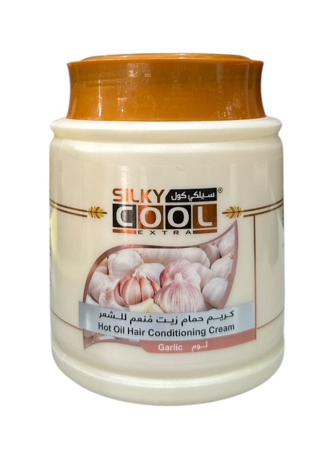 Silky Cool - GARLIC HOT OIL HAIR CONDITIONING CREAM 1000ML - Image 1