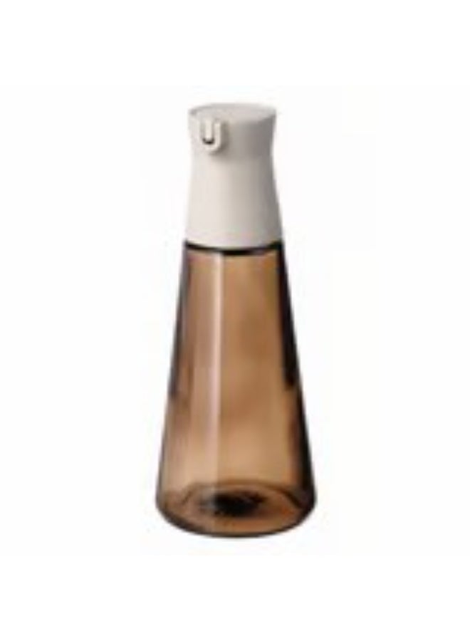 Bottle with pour spout glass brown 19 cm - Image 1