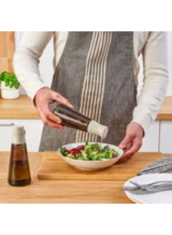 Bottle with pour spout glass brown 19 cm - Image 2