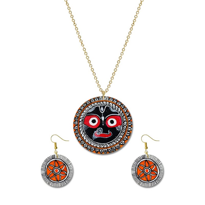 Penkraft Pattachitra Art On MDF Jewellery DIY Kit Free Video Tutorial - Image 5